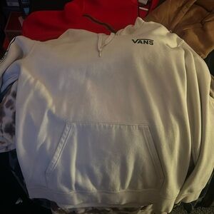 Vans cream hoodie